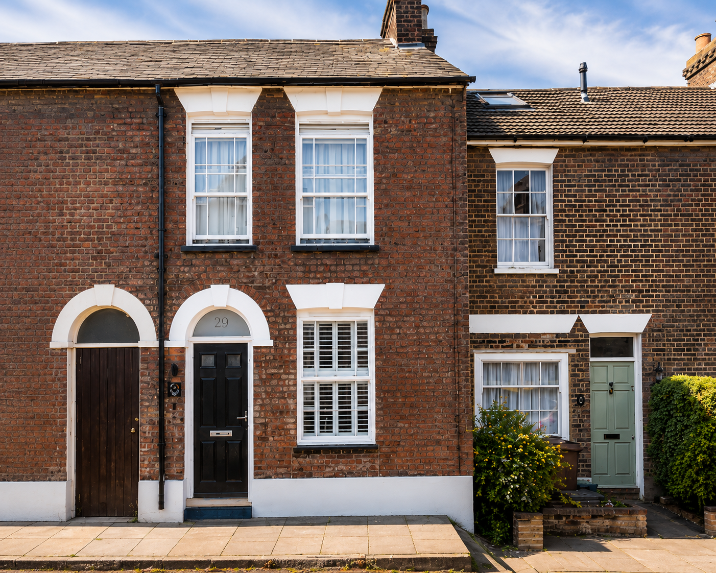 Traditional brick terrace house in London managed by Oak Properties & Investments